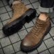 Martin boots nam mùa đông mới hợp thời trang giày dụng cụ giày nam giày cắt giữa phong cách hàn quốc giày nam hợp thời trang phong cách hoang dã kiểu Anh - Kính khung