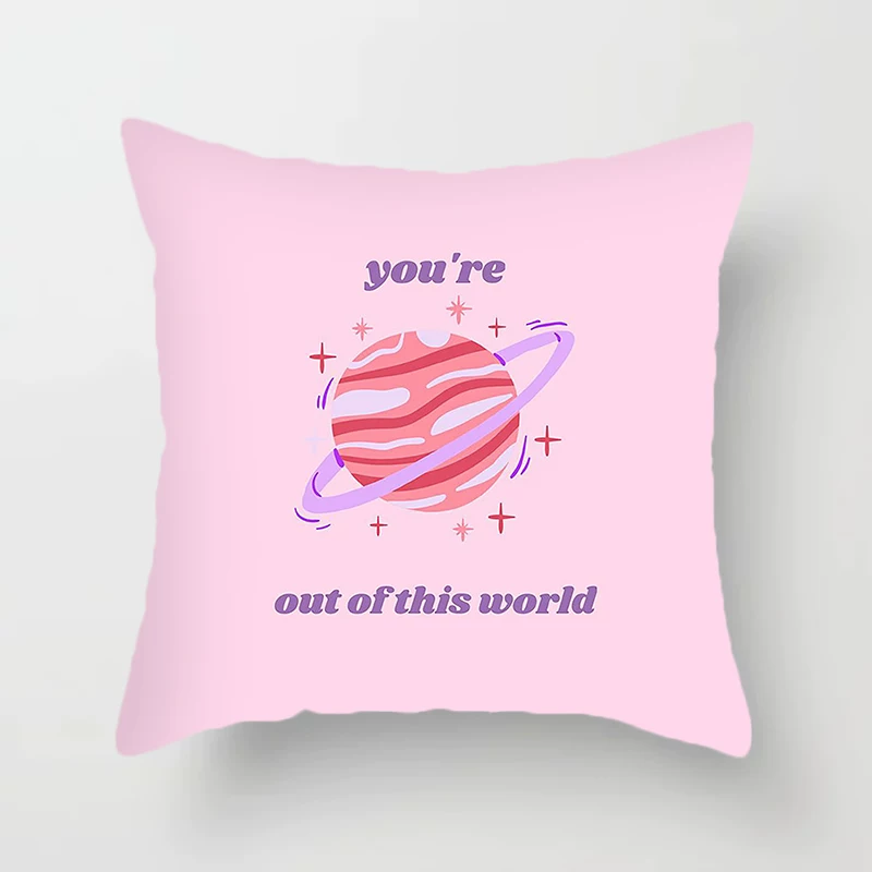Summer cartoon pillow, pillowcase, sofa for sleep, Birthday gift