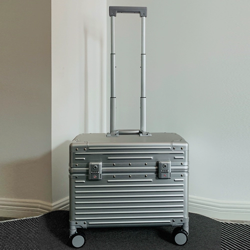 Металлическое раскладное колесо, чемодан, универсальная камера подходит для мужчин и женщин, алюминиево-магниевый сплав, 25 дюймов