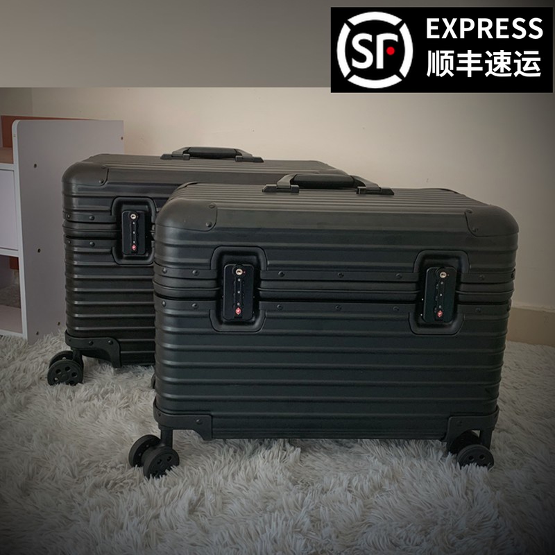All-aluminum-magnesium alloy 20 luggage suitcase female and male photography trolley camera box boarding universal wheel long box 24 inch