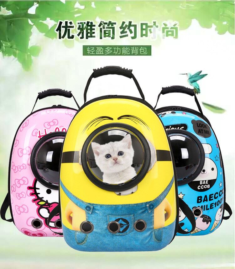 Cat bag, rabbit bag, pet outing bag, space bag, portable cabin bag, dog backpack, shoulders, plus pet supplies