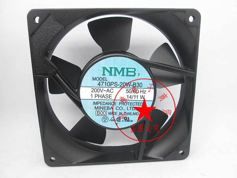 Original NMB 4710PS-20W-B30 AC200V 14 11W inverter fan 12CM