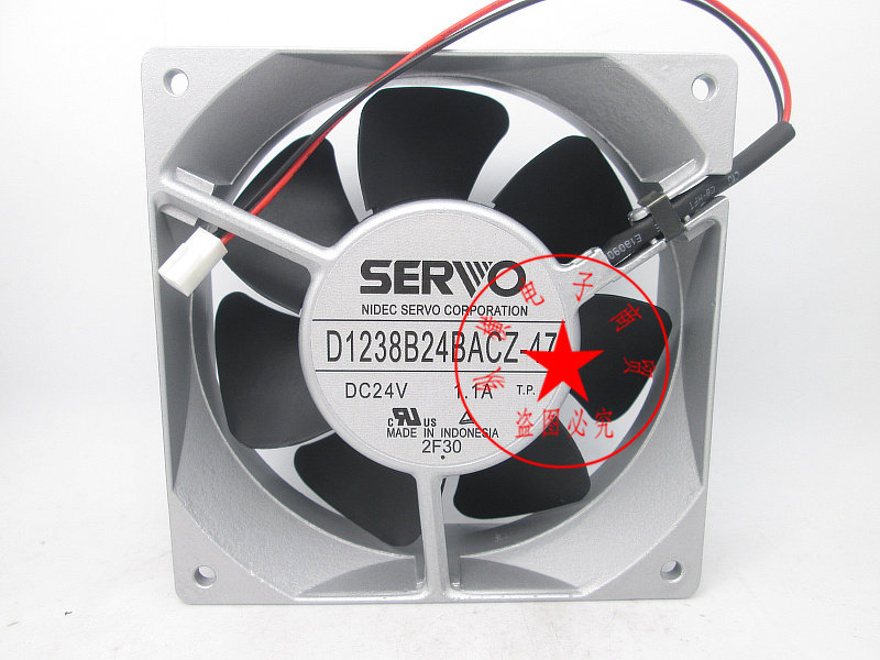 Original servo SERVO D1238B24BACZ-47 24V1.1A aluminum frame super large air volume inverter fan