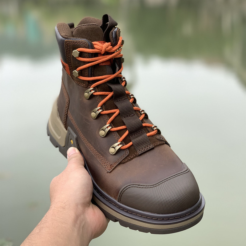Cat Carter Genuine Leather Men's Shoes Men's Waterproof Urban Functional Anti-Slip Short-Tube Outdoor Boots P725824 P725822