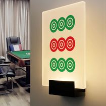 The mahjong box door board room with the light gate number luminous luminous sign luminous light sign wire-free battery charging