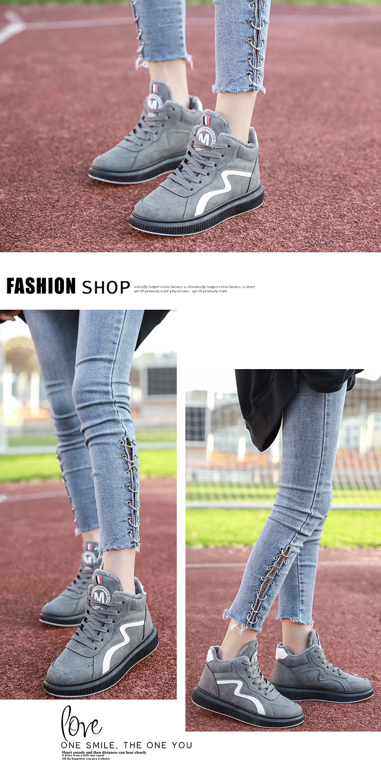 17 đôi giày tuyết nữ teen 12 tuổi trẻ em đôi giày ngắn 13 đôi giày cotton 14 học sinh trung học hai đôi giày cotton 15 đôi giày mùa đông ấm áp giày boot nữ cổ thấp