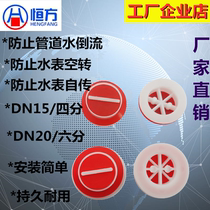 Intelligent water meter back check valve One-way check valve Air defense anti-self-defense anti-pipeline backflow