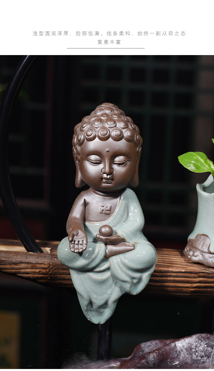 New Chinese style flower implement ceramic landscape water indoor home furnishing articles sitting room flowerpot flower other creative big container