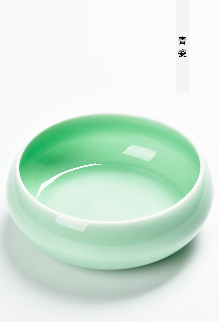 Celadon hand - made refers to flower pot ceramic nonporous desktop contracted a hydroponic plant pot container copper bowl lotus basin