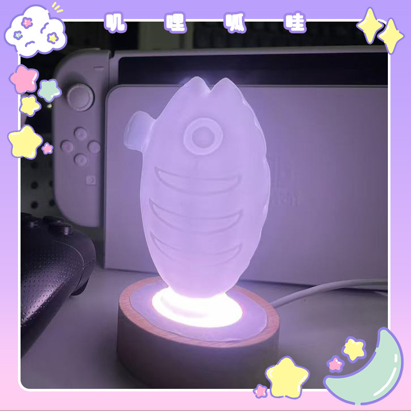 Splatoon Splatoon Fish Light Target Night Light Color Changing Remote Control Night Light Splatoon Splatoon Fish Light Target Night Light Color Changing Remote Control Night Light