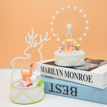 Children Creativity diy3D Small Night Light Material Packs Skyscraper Bed Head Lamps Table Lamps Handmade Male Girl Toys