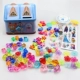 Đồ chơi trẻ em đá quý sáng tạo tự làm handmade đính cườm công chúa giáo dục đồ chơi đeo hạt trang sức pha lê đá đầy màu sắc - Handmade / Creative DIY