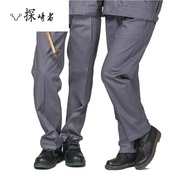 Workclothes quần của người đàn ông lao động xưởng nhà máy mỏng công trường xây dựng chịu mài mòn quần bảo vệ mùa hè lỏng lẻo để giá rẻ làm việc