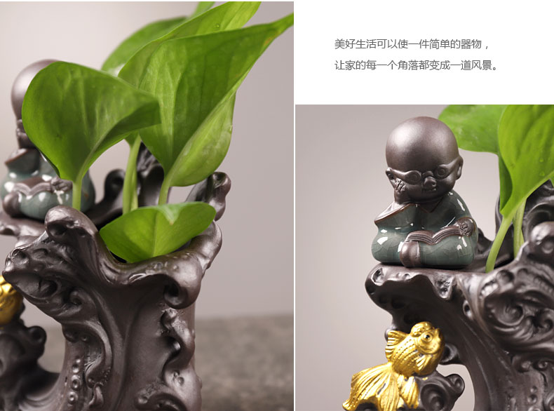 Sáng tạo nước thủy canh bình thủy chứa nước trồng cây trồng hoa chậu phòng khách trang trí bàn trang trí nhỏ - Vase / Bồn hoa & Kệ mẫu bình cắm hoa đẹp
