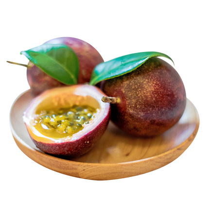 广西百香果5斤 新鲜紫鸡蛋果 热带水果 西番莲中大果果酱 果汁多