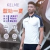 KELME Kalmy Thể Thao POLO Áo 2018 Mới Ngắn Tay Áo T-Shirt Kinh Doanh Bình Thường Polo Shirt Đội Tuyển Bóng Đá Dịch Vụ