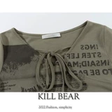 Брендовая короткая футболка, в американском стиле, короткий рукав