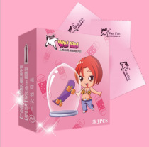 Play fan 3 portable travel packages Penis safety ultra-thin cover pumping lubrication contraception family planning adult sex toys
