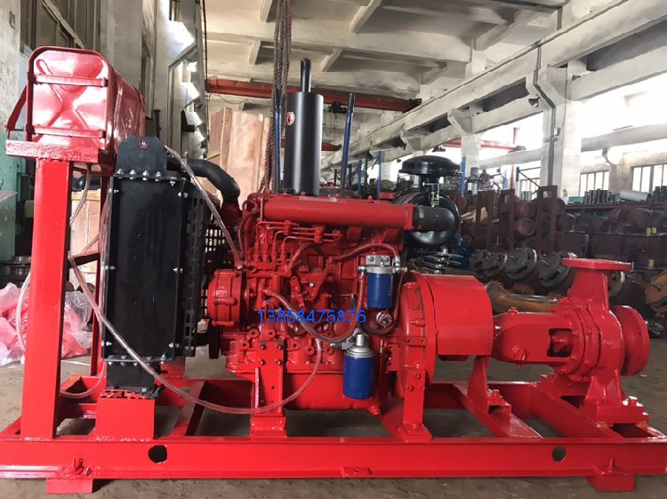 Open pump diesel pump XBC diesel engine fire pump set Air-cooled single and double cylinder three-phase power-off start diesel pump