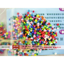 (Qingmu chrysanthemum) amblyopia fine training beads) beaded) beaded amblyopia beaded) Red line 2m) Rice beads