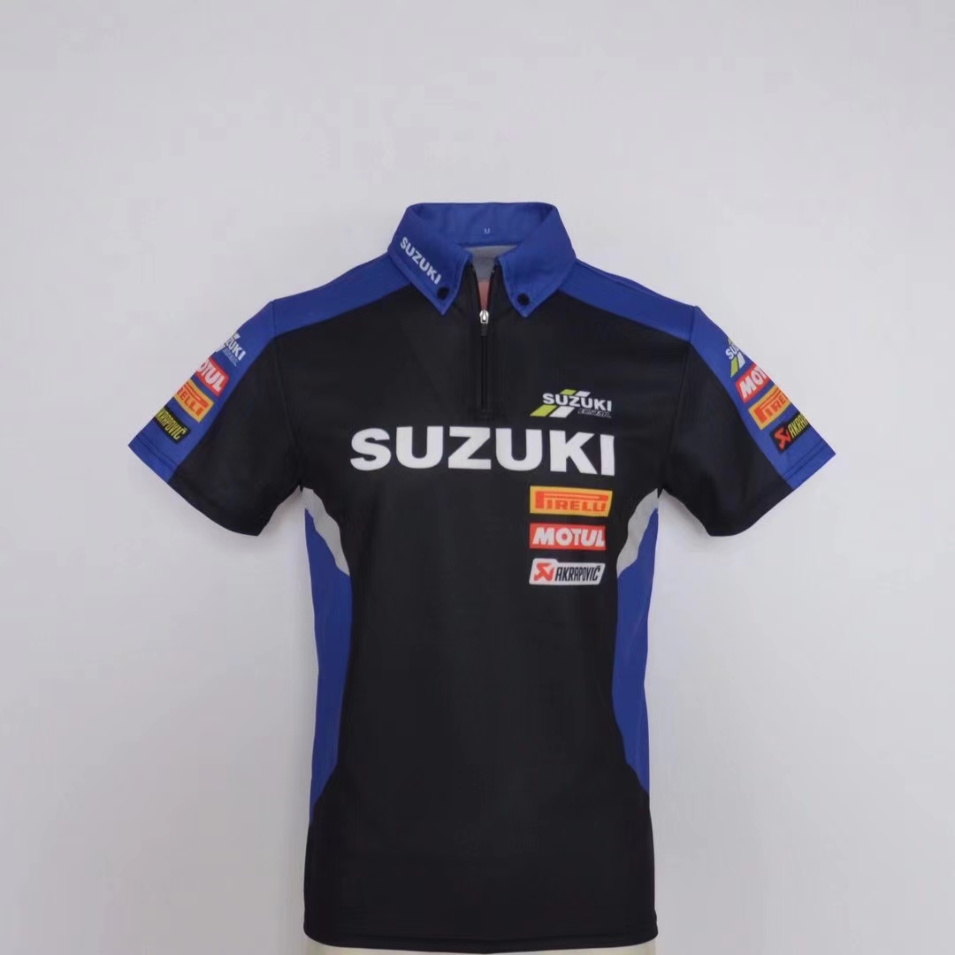 New Summer Moto Heavy Locomotive Repairs to T-shirt Speed Dry Polo Shirts riders riding short sleeves men and women-Taobao