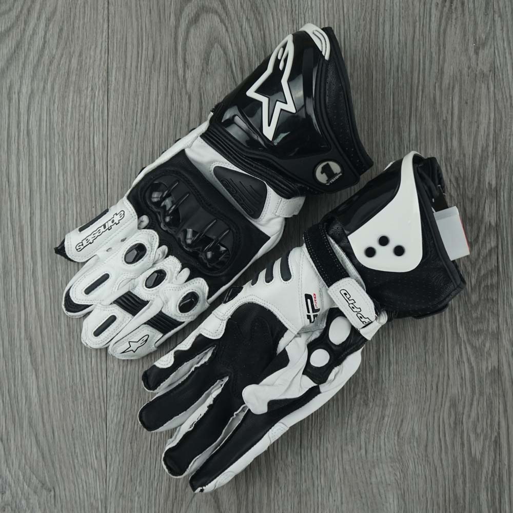 Italian original single GP gloves Original single classic racing gloves Motorcycle leather riding gloves