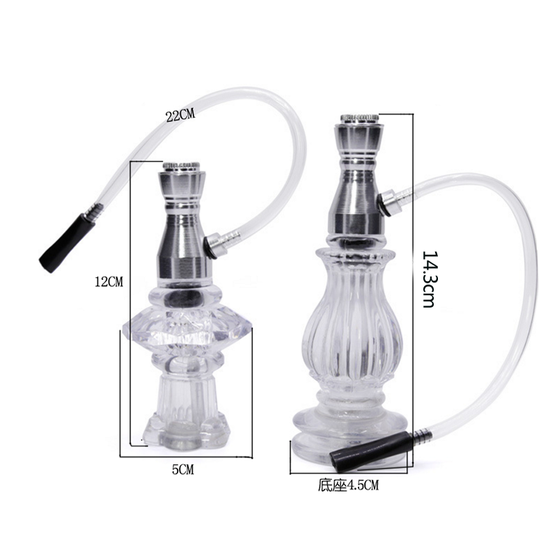 亚克力水过滤烟斗水烟壶多用玻璃壶全套配件水烟袋烟嘴烟具水烟筒
