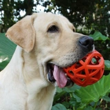 Утечка для игрушек для домашних животных, размолоть зуб резиновые шарики щенки для головоломки для собак игрушки лабрадор золотисто