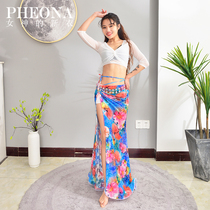 Goddesss new clothes 2021 new belly dance workout performance Costume Sexy Elegant Split Two Sets B47