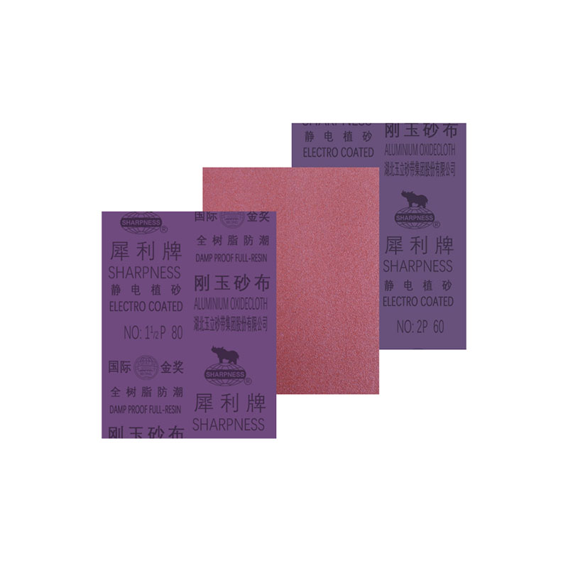 Iron emery cloth all resin moisture-proof brown corundum emery cloth rust-removing emery cloth sandpaper