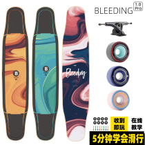 Bleeding long board professional board beginner Mercury girl Meow demon teenage adult star four wheel skateboard