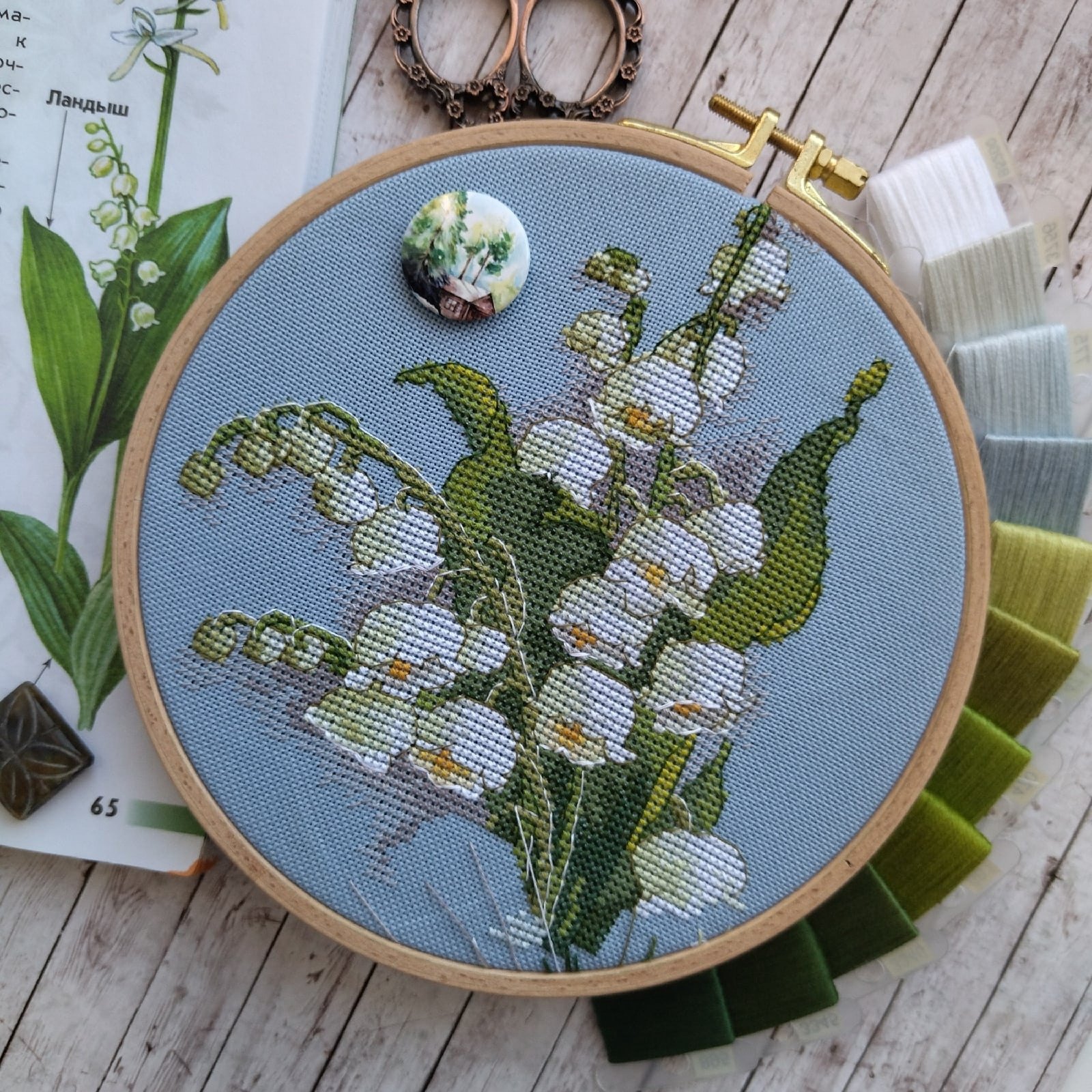 ◇橘子爱绣◇ 自配DMC十字绣套件进口图纸2203262 May Lily