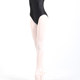 Danshige Dance White Footed Tights for Adult Women, Nine-Point Black Pantyhose, Professional Dance Socks, Footed Socks