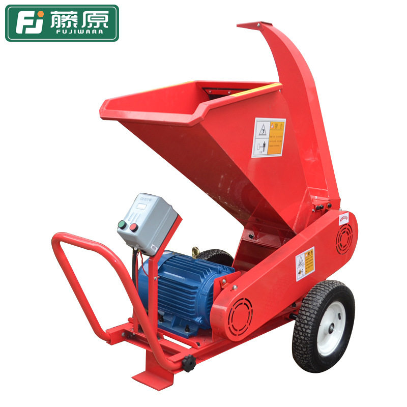 Fujoriginal Petrol Crushing Machine Multifunction Twigs Tree Fruit Tree Corn Straw Tree Muller Large Horizontal Wood Crushing Machine