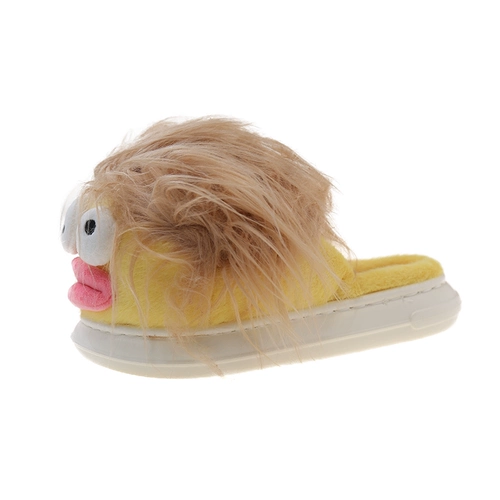 Тапочки, зимняя нескользящая мультяшная удерживающая тепло обувь