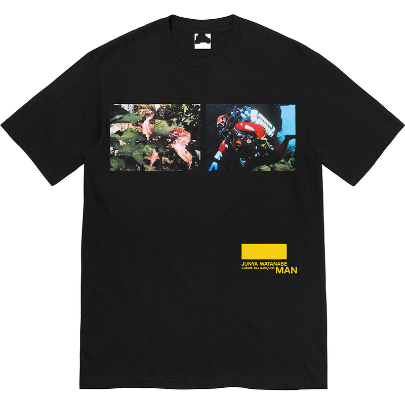 21Fw Junya Watanabe Nature Tee Natural Print Short-Sleeved T-Shirt for Men and Women, Couple Style 21Fw Junya Watanabe Nature Tee Natural Print Short-Sleeved T-Shirt for Men and Women, Couple Style
