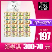 Mèo Zhenzhi đóng hộp 85g24 lon nhập khẩu thịt mèo trắng vào mèo thức ăn ướt mèo và mèo ăn vặt - Đồ ăn nhẹ cho mèo
