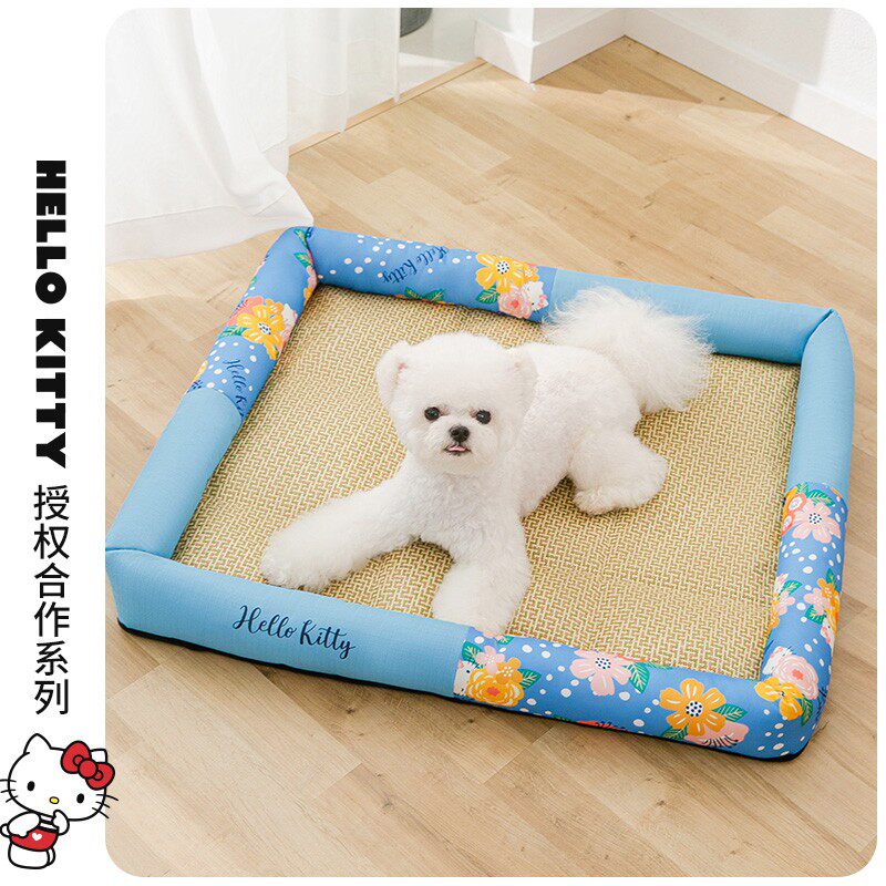 Dog Nest Summer Coolness All Season Universal Cool Mat Nest Small Dog Summer Cat Kennel Dog Bed Pet Mat Pet Supplies