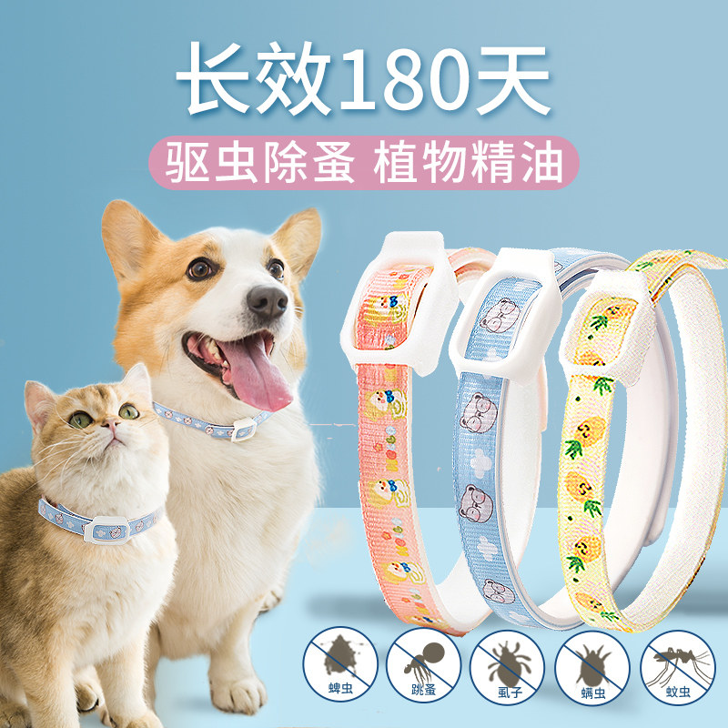 Kitty insect repellent collar in addition to flea mosquito repellent Pet in vitro except mites dog ring anti-flea lice puppies Supplies cat Circle
