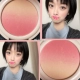 Judydoll màu cam gradient má hồng ba màu chính hãng trang điểm màu nude không thấm nước cao sáng sáng phấn mắt - Blush / Cochineal