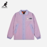 KANGOL Нейлоновый осенний плащ, модная длинная куртка для влюбленных, средней длины