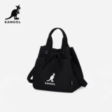 KANGOL Портативная вместительная и большая сумка через плечо, шоппер, на шнурках