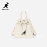 KANGOL Портативная вместительная и большая сумка через плечо, шоппер, на шнурках