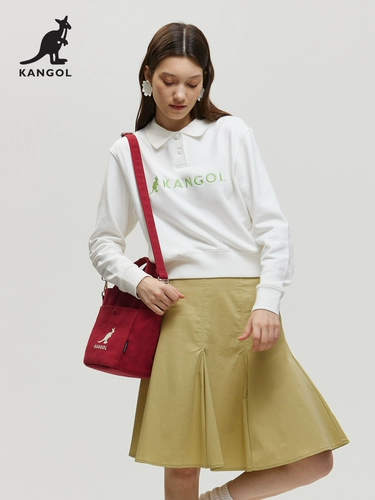 KANGOL Вместительный и большой шоппер на одно плечо, вместительная и большая сумка через плечо, подходит для студента