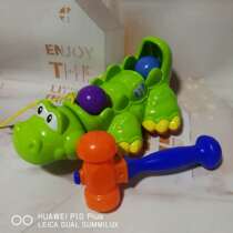 Full 38 infant knocks on small crocodile puzzle toy for more than 6 months plastic