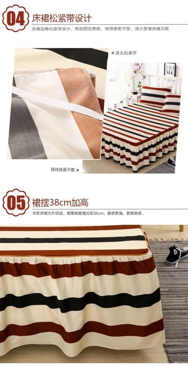 Váy ngủ Jiulubao Simmons Khăn trải giường Hàn Quốc Tấm trải giường Tấm trải giường Giường đơn 笠 1,8 / 1,5 / 1,2 mét - Váy Petti 	chân váy giường