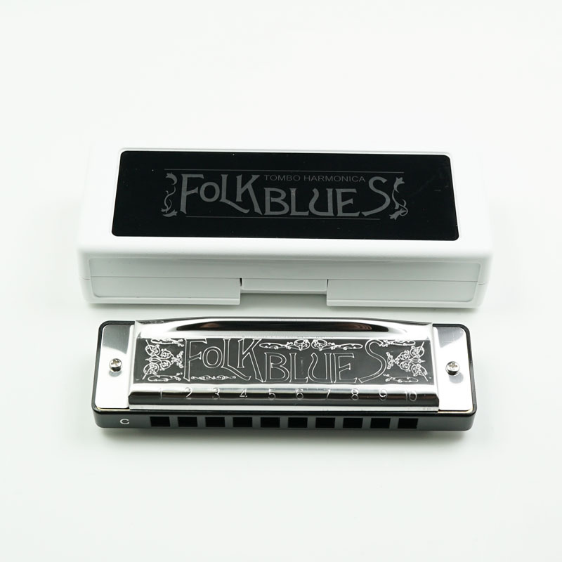 TOMBO JAPAN TONGBAO FOLK BLUES 1610 TEN-hole BLUES Blues 10-hole HARMONICA