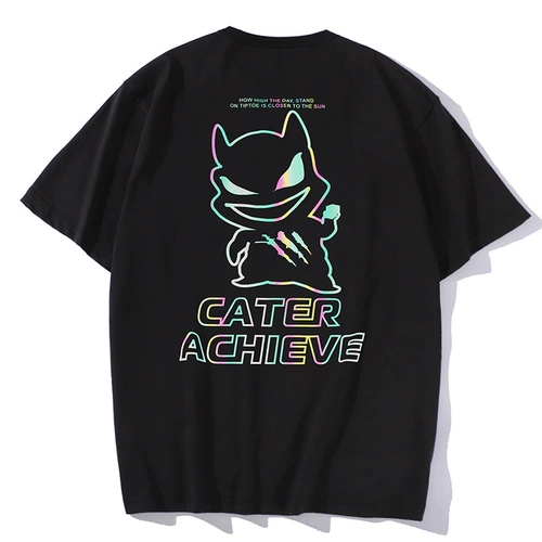 Хлопковая футболка с коротким рукавом, летняя парная одежда для влюбленных для отдыха, 2021 года, городской стиль, оверсайз