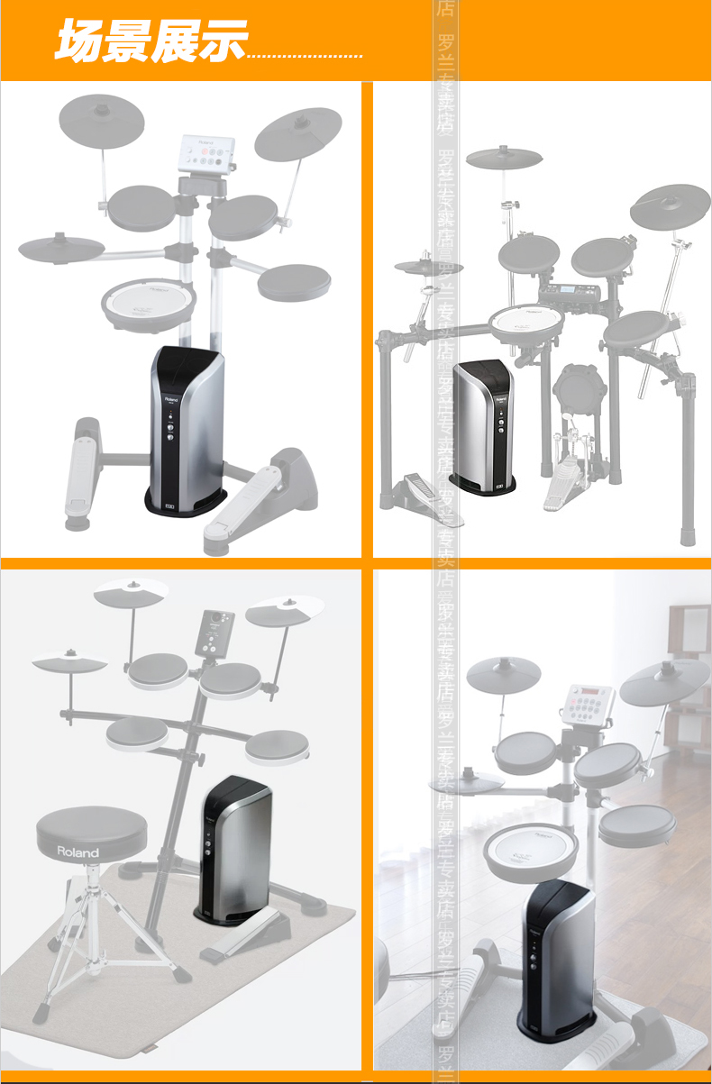 Roland Roland PM-03 PM100 PM200 Loa trống chuyên nghiệp Trống điện tử Loa trống điện đi kèm - Loa loa loa martin