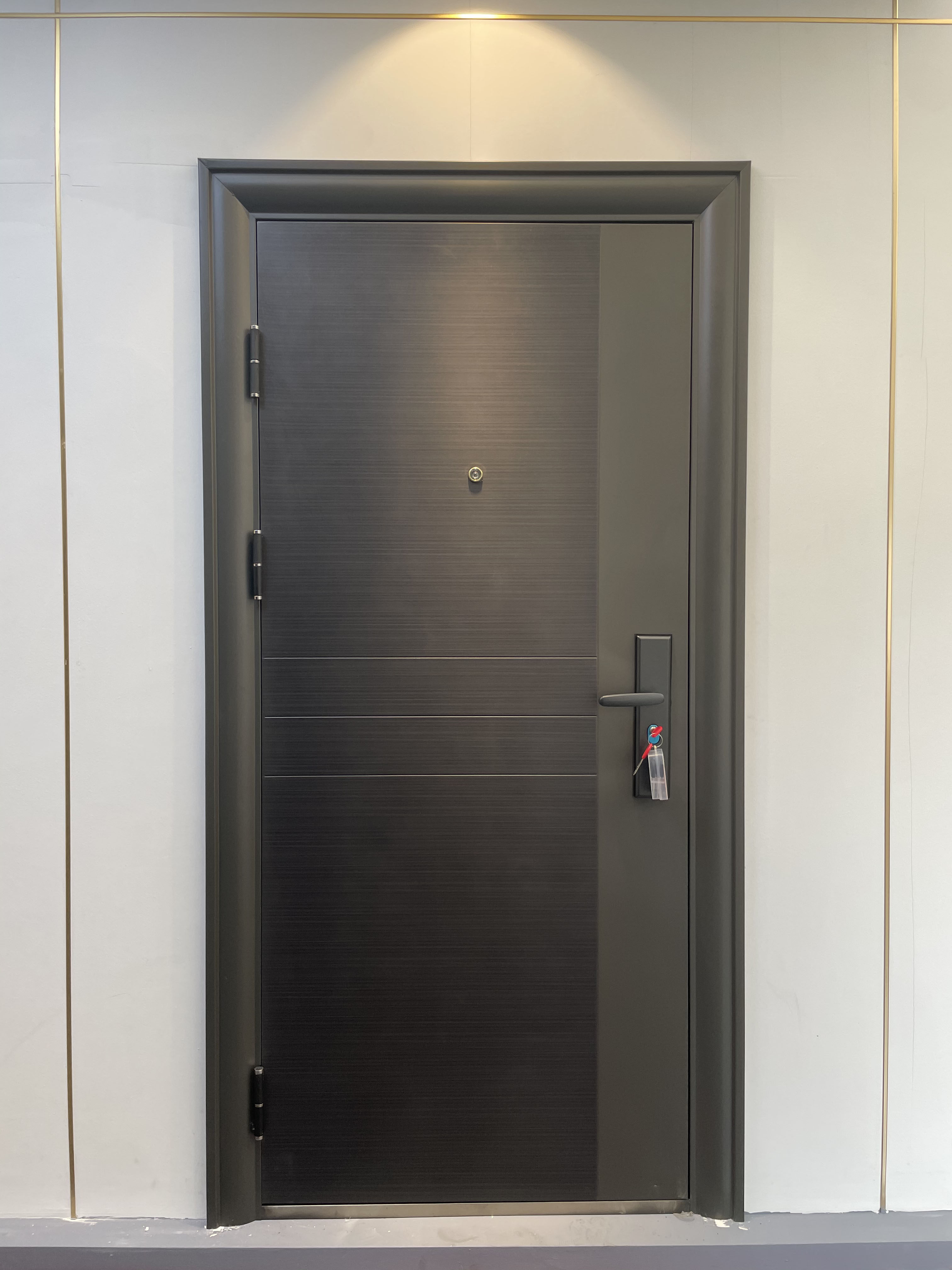 Direct sale of the spot manufacturer of 7 cm door leaf engineering door of the rental house of the Etikia security door